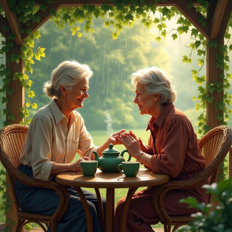 Как подруги справляются с навязчивыми мыслями о смерти в зрелом возрасте