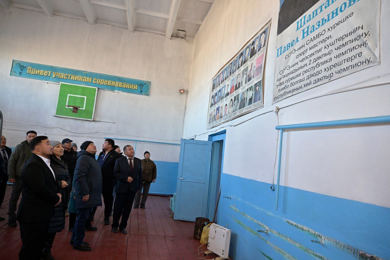 Глава Тувы проинспектировал ход капитального ремонта Дома культуры в селе Бай-Даге Глава Тувы проинспектировал ход капитального ремонта Дома культуры в селе Бай-Даге