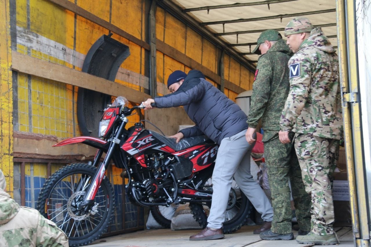 Гуманитарный груз из Тувы доставлен в Курскую область Гуманитарный груз из Тувы доставлен в Курскую область