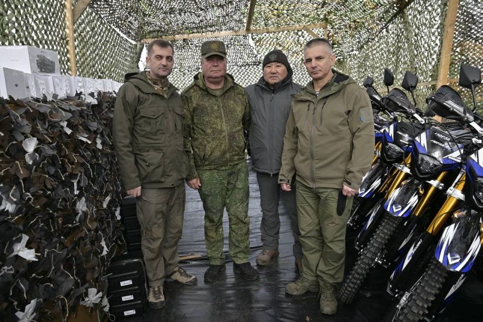 В зоне СВО отметили 10-летие 55-й бригады