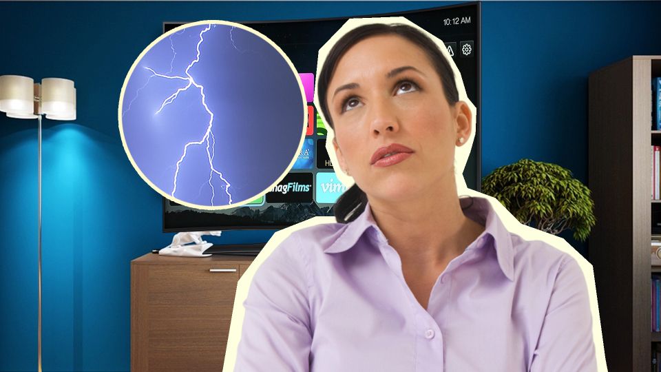 Нужно ли выключать телевизор в грозу? Поставлена точка в спорном вопросе