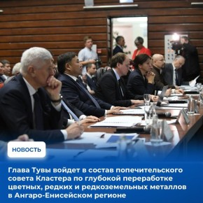 Владислав Ховалыг принял участие в выездном совещании временной межведомственной рабочей группы при аппарате Совета безопасности РФ по сопровождению реализации проектов в сфере глубокой переработки сырья в Сибирском...