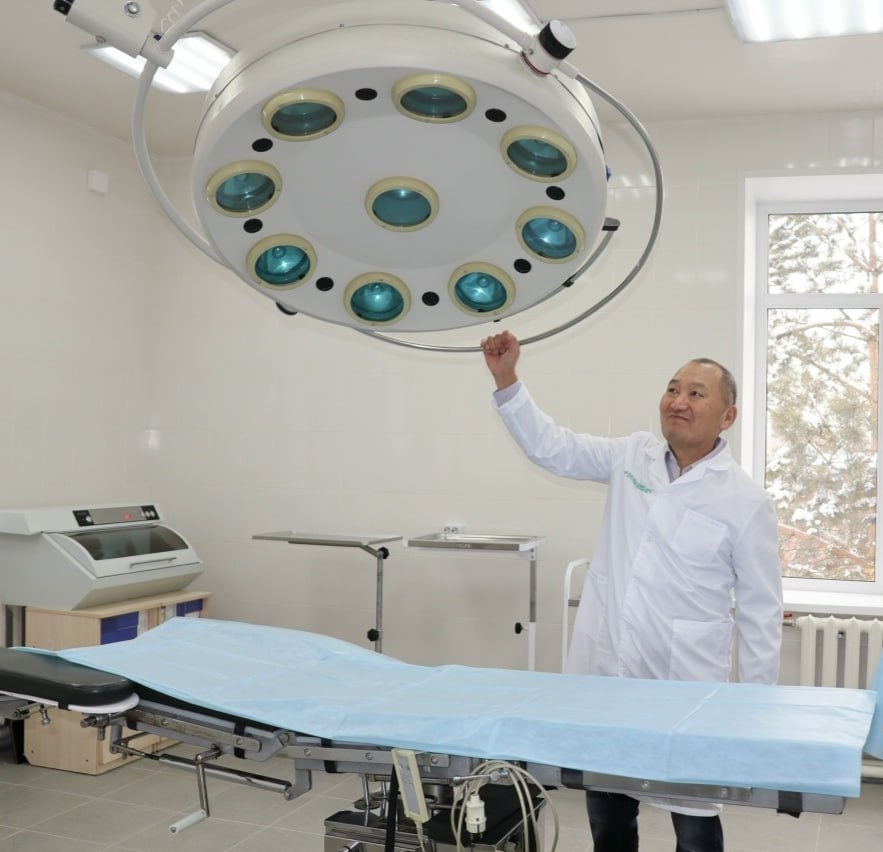 Чн-Хемчикти кожууннар аразыны медицина твнде чаа салбыр ажыттынган Чн-Хемчикти кожууннар аразыны медицина твнде чаа салбыр ажыттынган