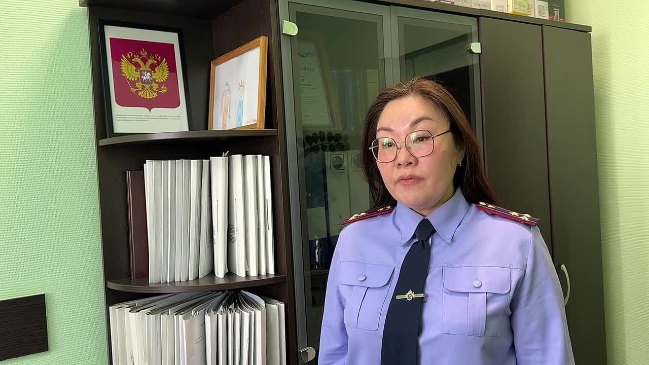 Комментарий старшего помощника руководителя СУ СК России по Республике Тыва Аллы Нурсат о возбуждении уголовного дела