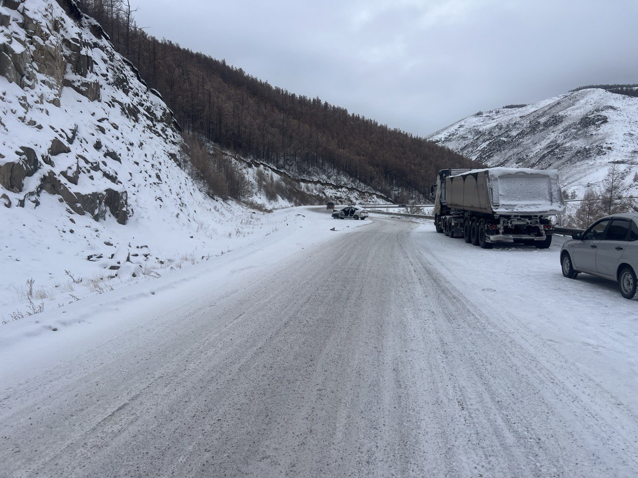 В местечке Беграда на территории Пий-Хемского района устанавливаются обстоятельства ДТП, в котором пострадали 2 человека В местечке Беграда на территории Пий-Хемского района устанавливаются обстоятельства ДТП, в котором пострадали 2 человека