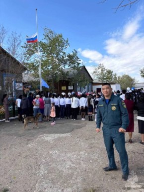 На Кубке России по вольной борьбе пожарный в составе сборной представляет Туву