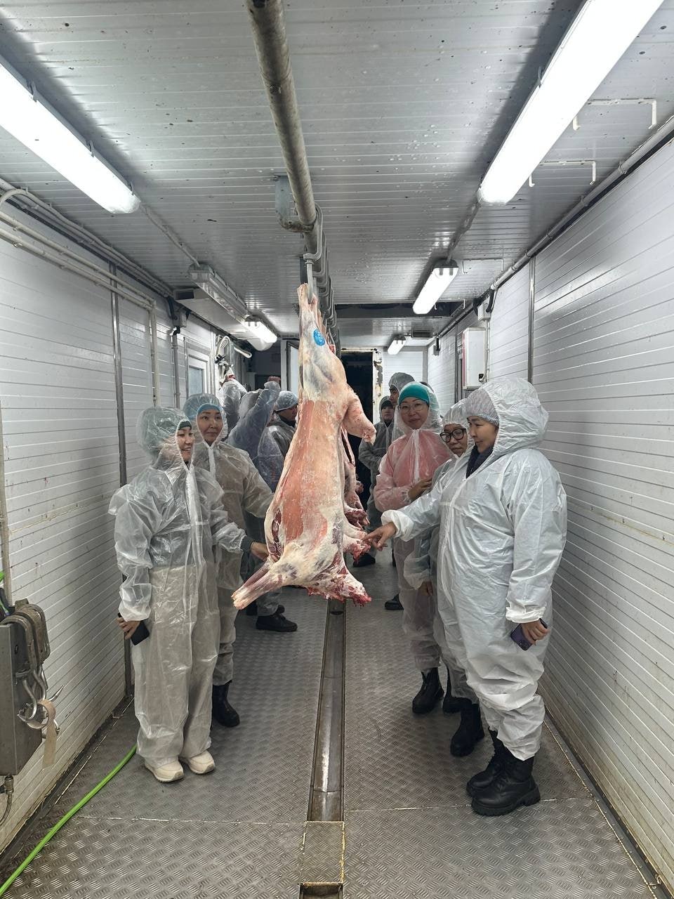 В Туве студенты аграрных специальностей посетили современный перерабатывающий комплекс