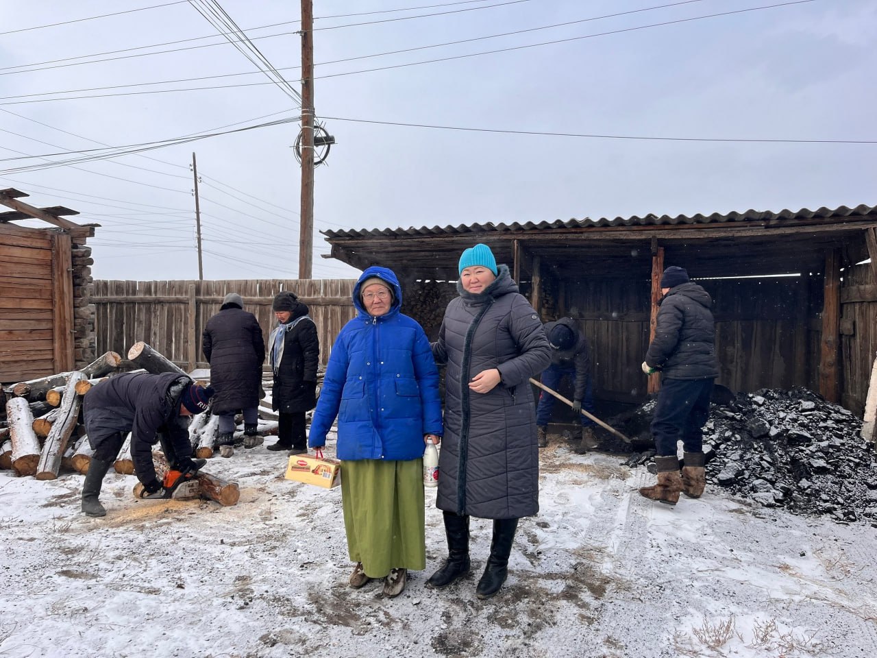 Добрые дела добрых людей. Спортсмены Овюрского района поддержали ветерана труда