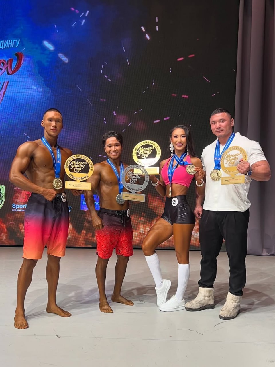 Атлеты из Тувы завоевали медали престижного турнира по бодибилдингу в Красноярске Атлеты из Тувы завоевали медали престижного турнира по бодибилдингу в Красноярске