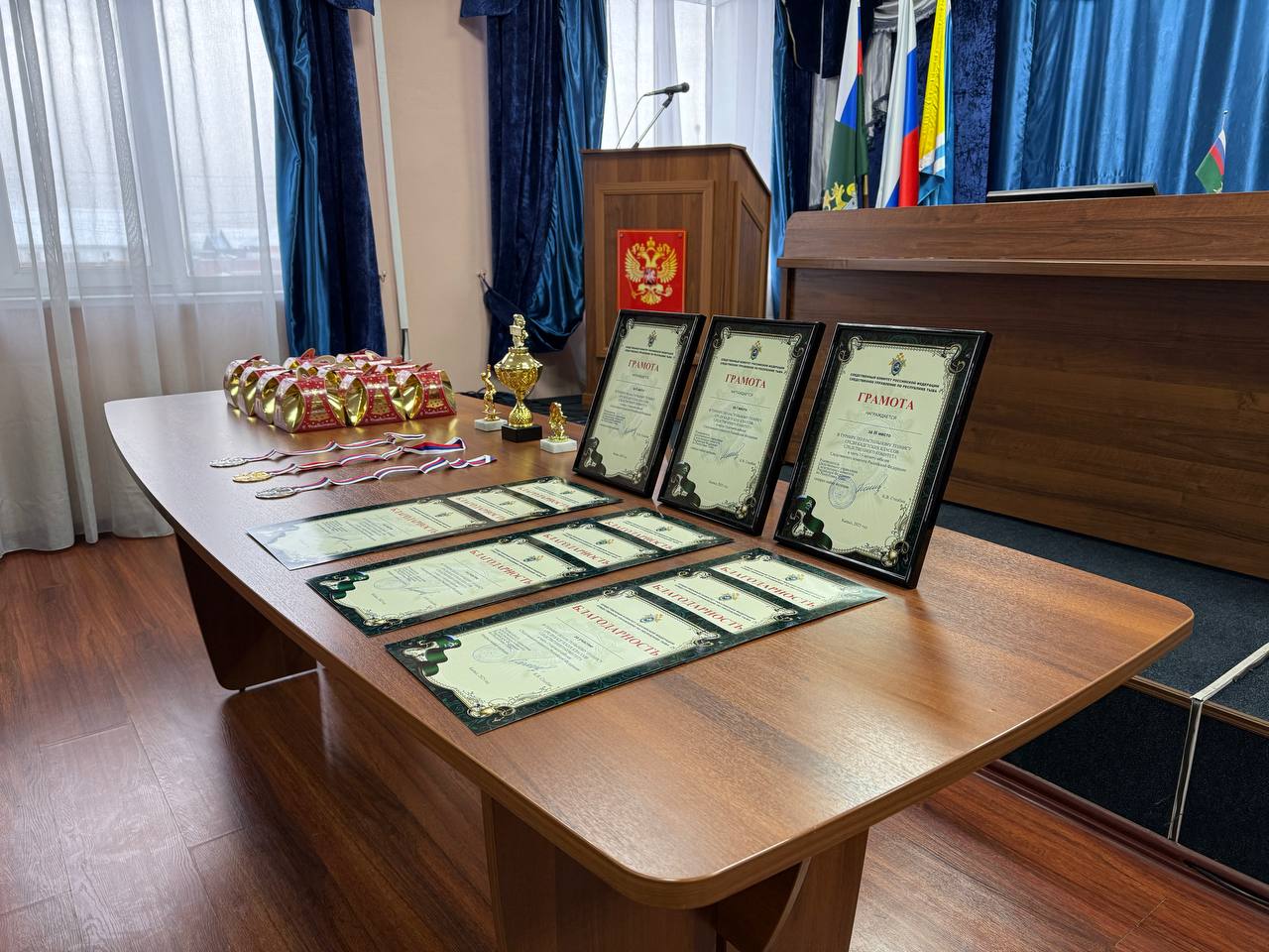 В следственном управлении состоялся турнир по настольному теннису среди учащихся ведомственного кадетского класса