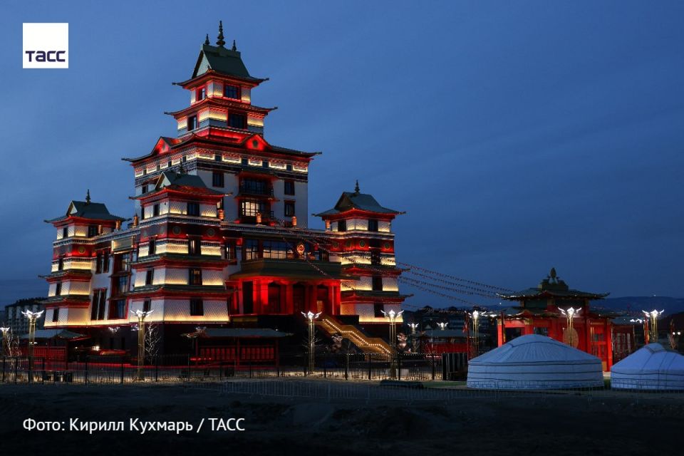 #архив_ТАСС_Сибирь. Буддийский монастырь «Тубтен Шедруб Линг»