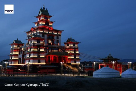 #архив_ТАСС_Сибирь. Буддийский монастырь «Тубтен Шедруб Линг»