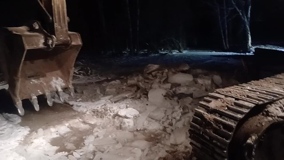 В Чадане работает оперативный штаб по ликвидации последствий выхода реки из берегов