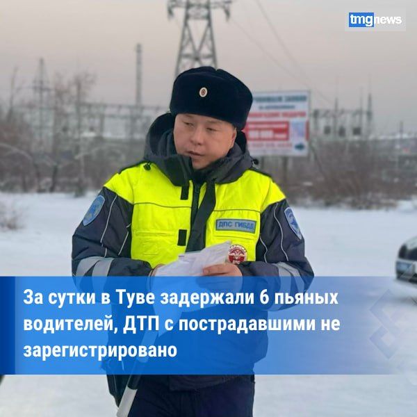 ГИБДД Тувы: «За сутки задержаны 6 водителей в состоянии опьянения, два дела переданы следователям»