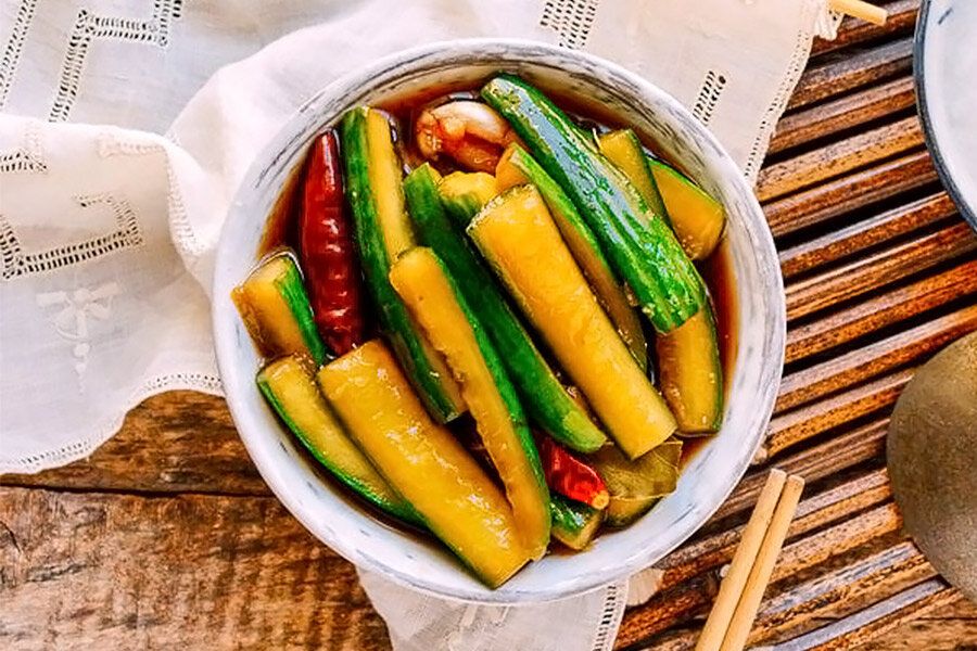 Изумительные маринованные огурцы по-китайски