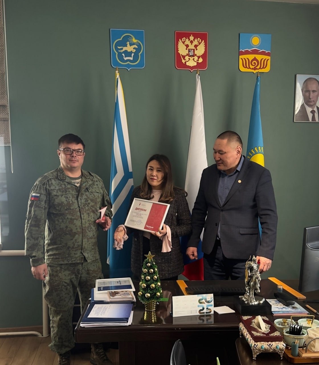 Коллектив пограничной заставы села Хандагайты стал лауреатом региональной награды «Премия Первых» в номинации «Партнёр года»