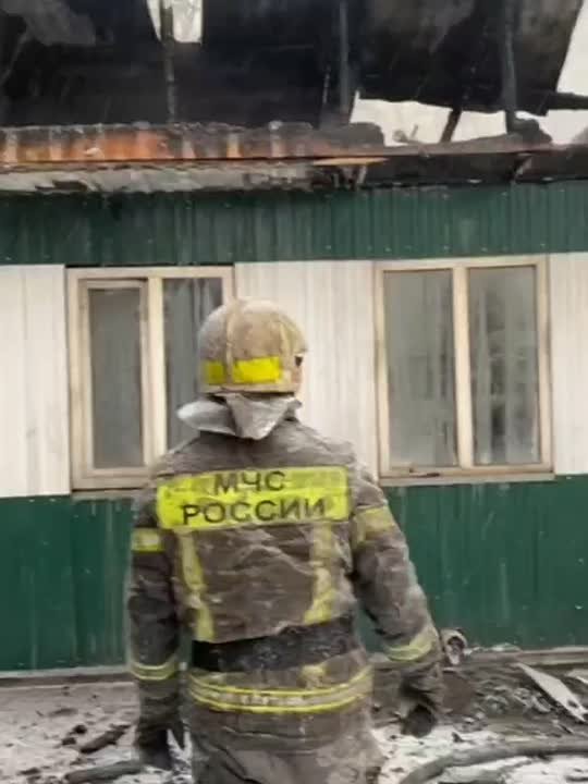 В Кызыле предотвращено распространение огня на дом