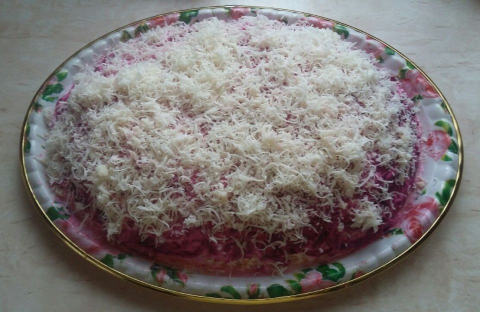 Салат «Подарки осени» с дайконом