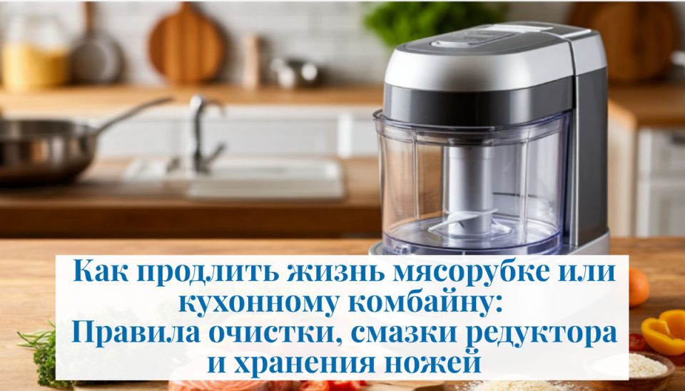 Как продлить жизнь мясорубке и кухонному комбайну