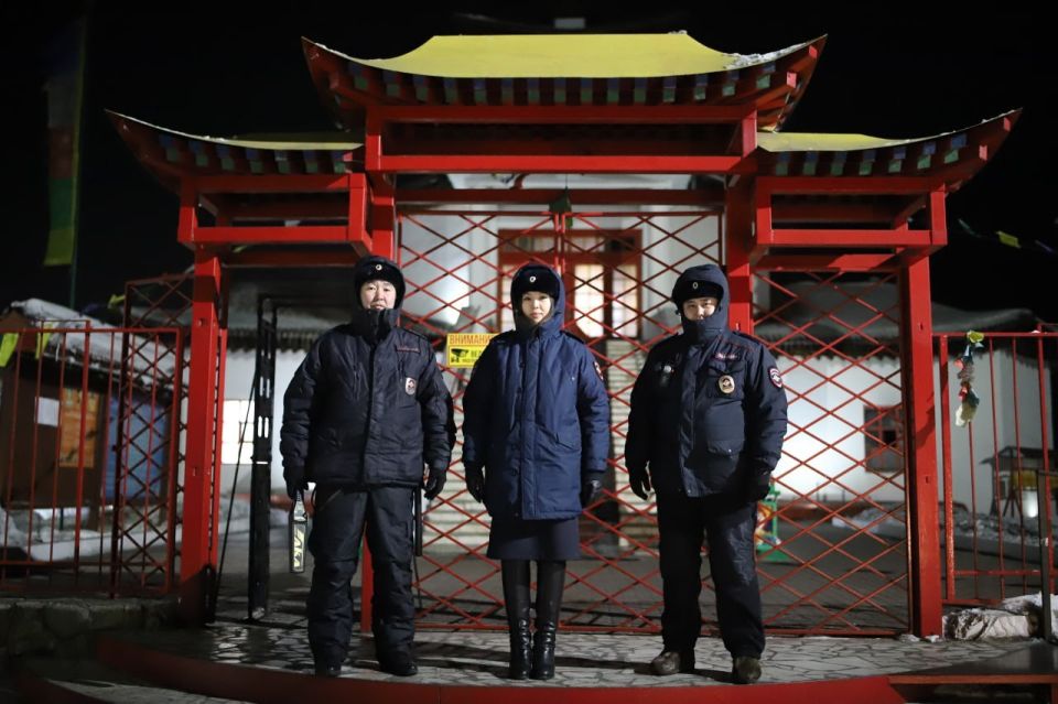 Сотрудники МВД обеспечили безопасность во время празднования Шагаа в Туве