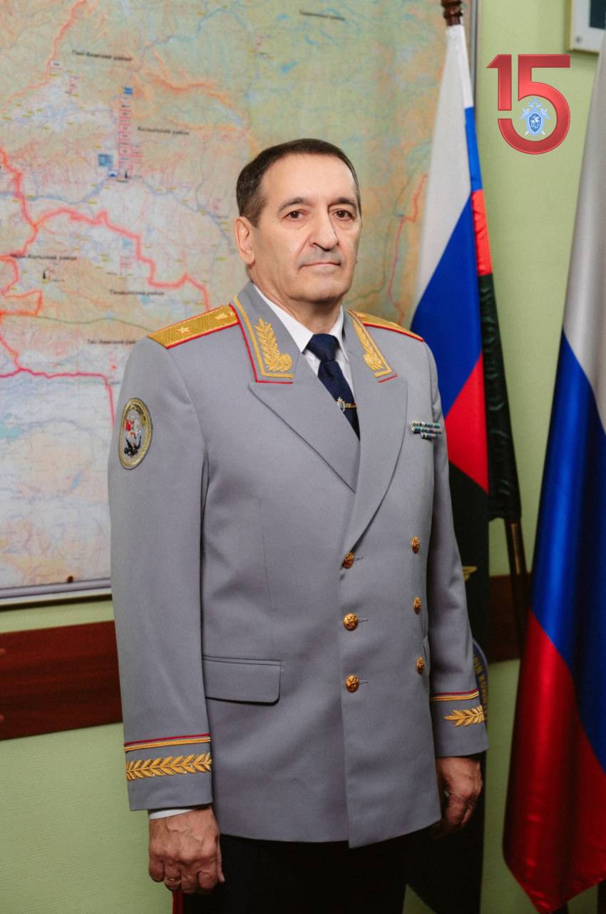 Поздравление руководителя следственного управления СК России по Республике Тыва генерал-майора юстиции Константина Владимировича Столбина с Днем защитника Отечества