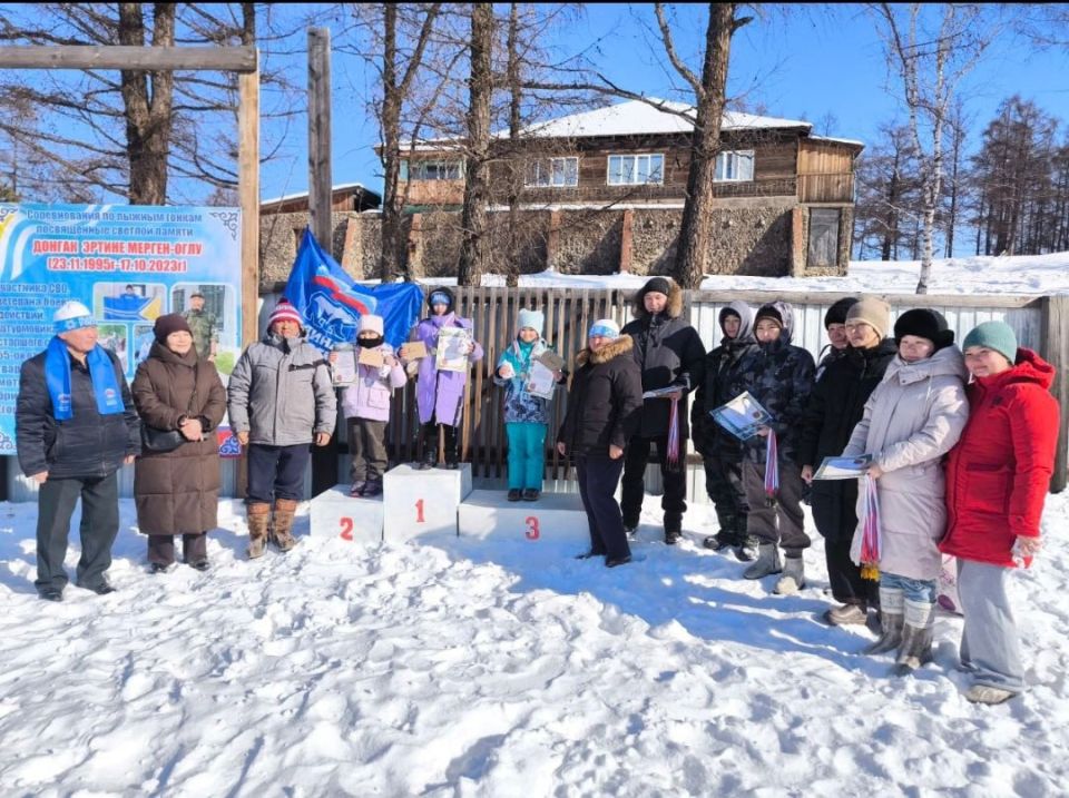 В селе Тоора-Хем Тоджинского района состоялось районное состязание по лыжным гонкам среди школьников