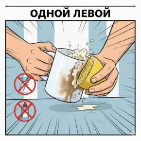Легкие способы избавиться от кофейных пятен на кружках и столешницах