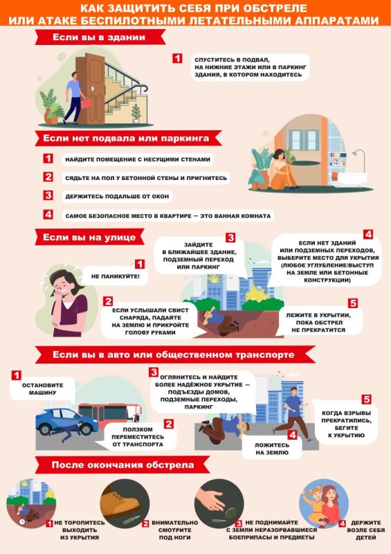 Памятка по защите населения при угрозе беспилотных летательных аппаратов