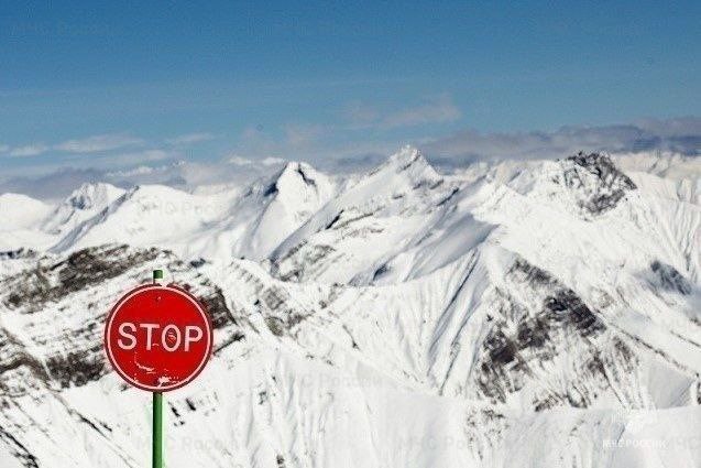 В горах Тувы лавинная опасность