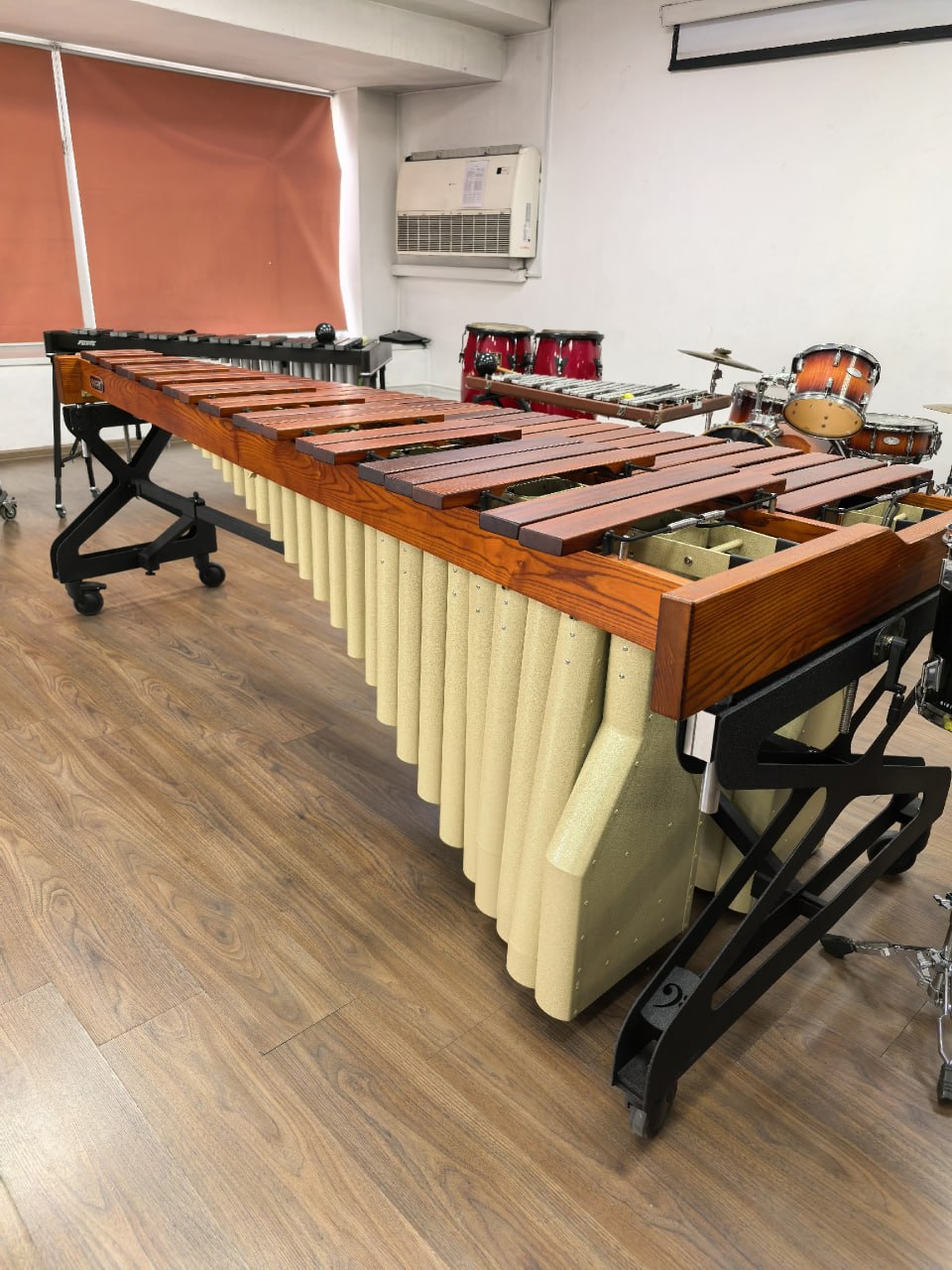 В Кызыле представили редкий ударный инструмент — маримбу