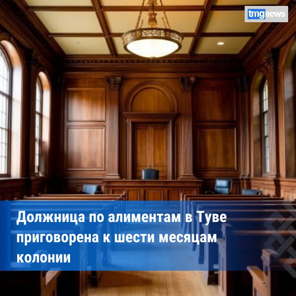 В Дзун-Хемчикском районе местная жительница приговорена к реальному лишению свободы за неуплату алиментов