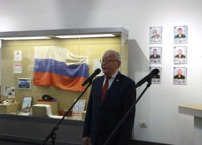 Сотрудники МВД по Республике Тыва приняли участие в торжественном открытии выставки «Тува в специальной военной операции»