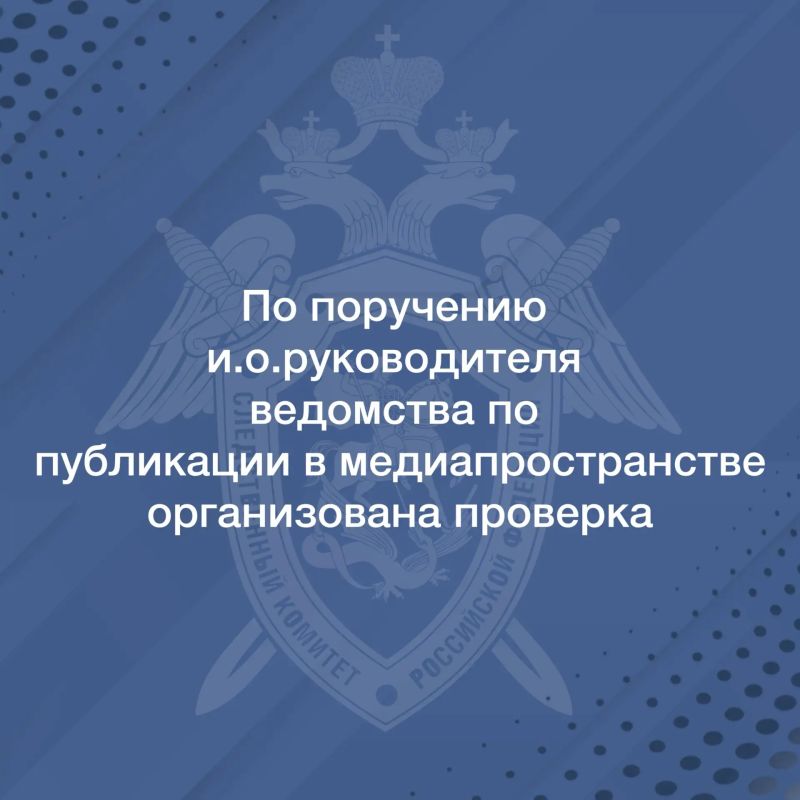 В Республике Тыва по публикации о неправомерных действиях в отношении малолетних воспитанников детского учреждения организована проверка