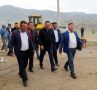 Владислав Ховалыг проинспектировал строительство социальных объектов в селе Мугур-Аксы Монгун-Тайгинского района