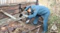 В Туве неосторожность при утилизации золы стала причиной пожара в доме