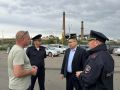 Сотрудники Госавтоинспекции и мэрия г. Кызыла провели совещание для обеспечения безопасности на участке дороги около АЗС «Роснефть»