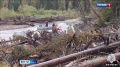Поиски продолжаются. В Тоджинском районе третьи стуки продолжаются поиски утонувшего мужчины