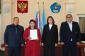 Сегодня в Верховном Хурале прошла церемония чествования добровольцев, внесших значительный вклад в оказание помощи военнослужащим — участникам специальной военной операции