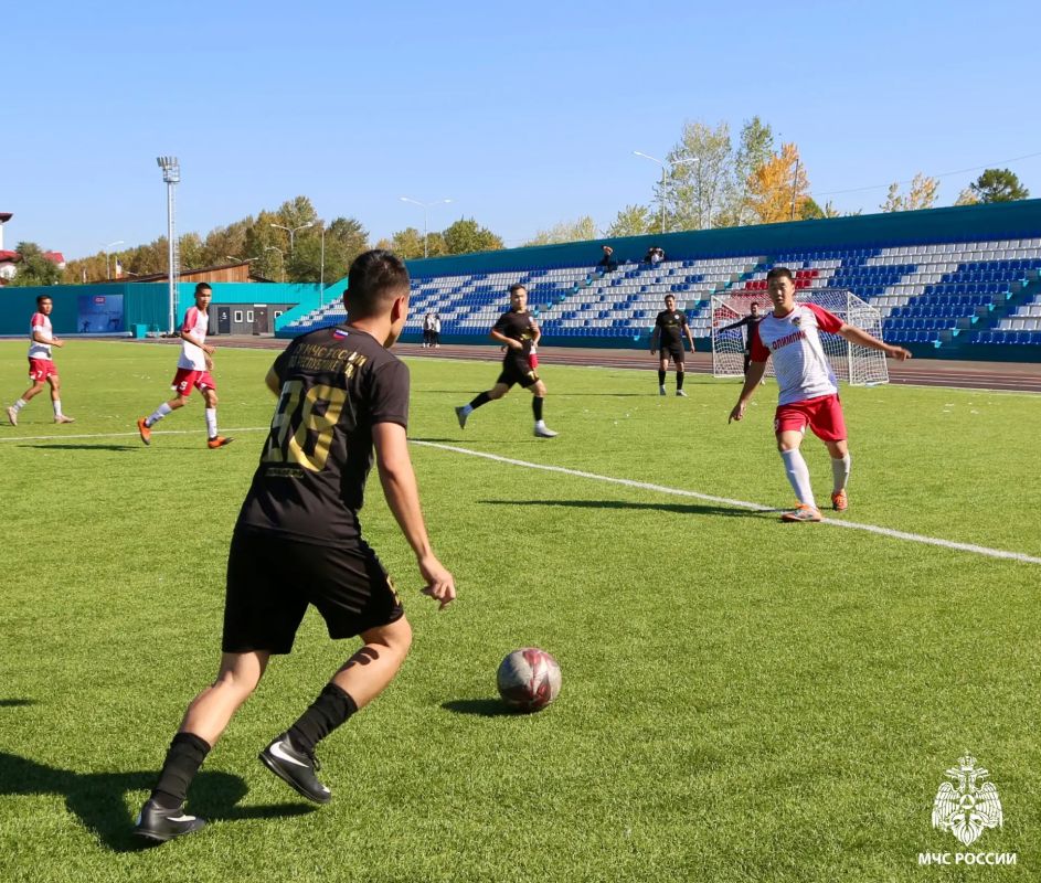 Сборная МЧС Тувы — победитель регионального этапа Чемпионата России по футболу 2026 Сборная МЧС Тувы — победитель регионального этапа Чемпионата России по футболу 2026
