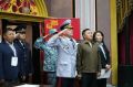 Министр внутренних дел по Республике Тыва генерал-майор полиции Юрий Заялов совместно с председателем Совета ветеранов МВД по Республике Тыва полковником полиции в отставке Валерием Тырма первыми проголосовали на своём...