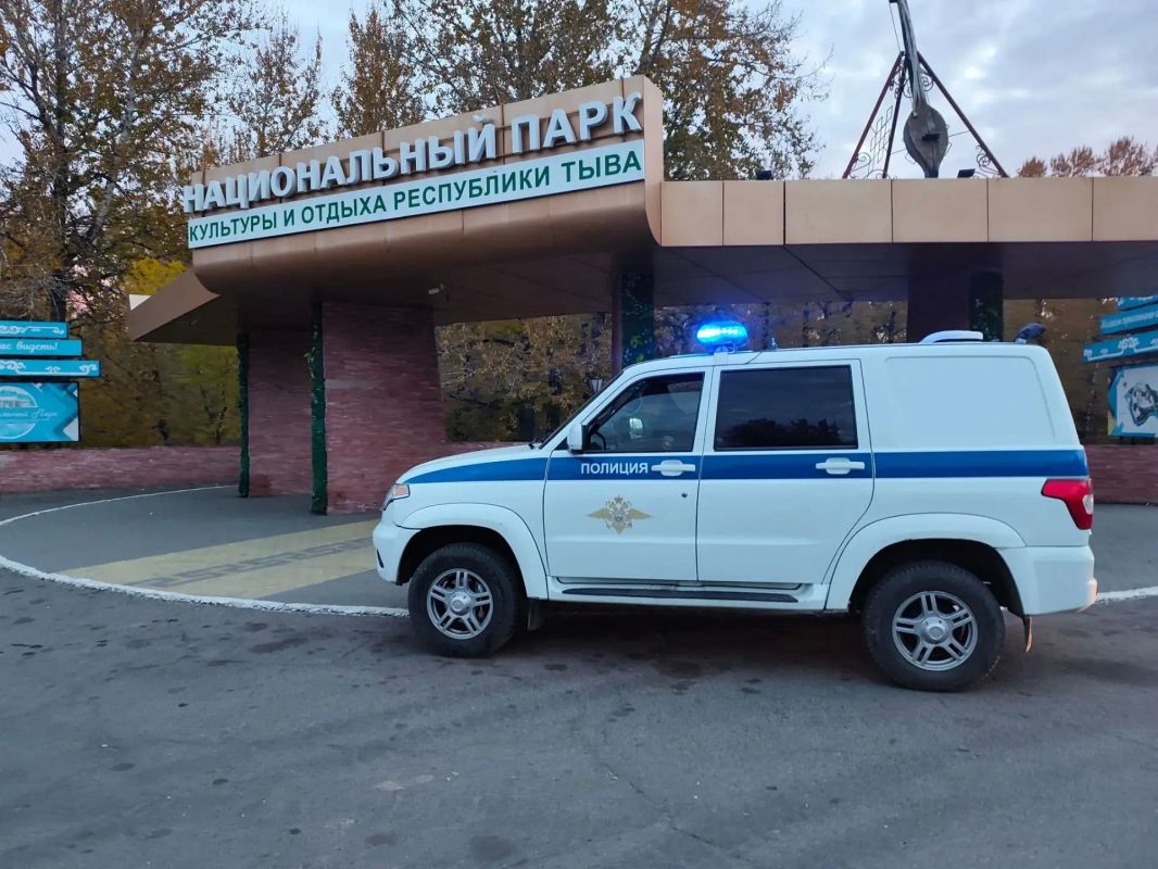 В НАЦИОНАЛЬНОМ ПАРКЕ КУЛЬТУРЫ И ОТДЫХА Г. КЫЗЫЛА ЗАМЕЧЕН МЕДВЕДЬ!