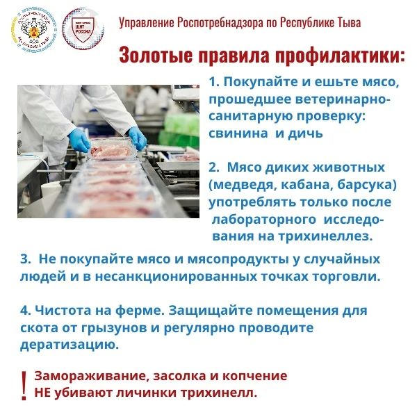 В связи с участившимися случаями выхода медведей к населенным пунктам, Управление Роспотребнадзора по Республике Тыва настоятельно рекомендует жителям республики соблюдать меры профилактики трихинеллёза! В связи с участившимися случаями выхода медведей к населенным пунктам, Управление Роспотребнадзора по Республике Тыва настоятельно рекомендует жителям республики соблюдать меры профилактики трихинеллёза!